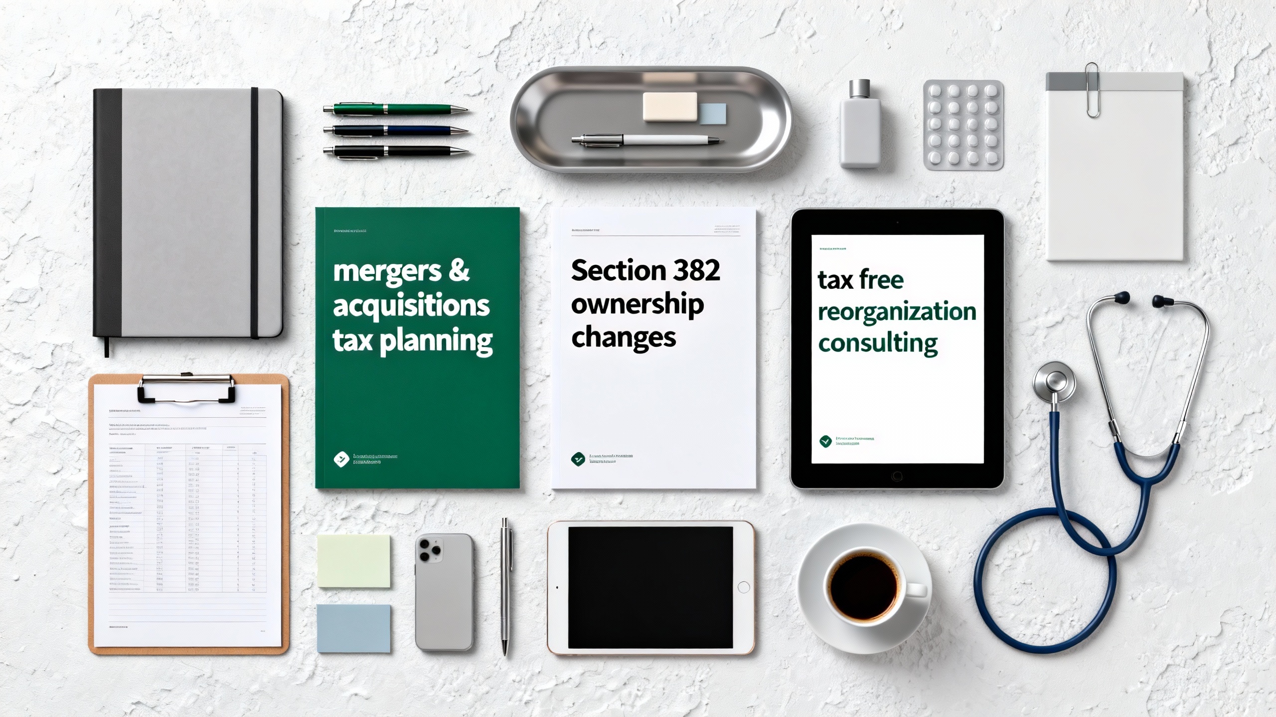 Mastering Tax Strategies: Section 382 Ownership Changes, Asset Allocation, Valuation, M&A, and Tax – Free Reorganizations