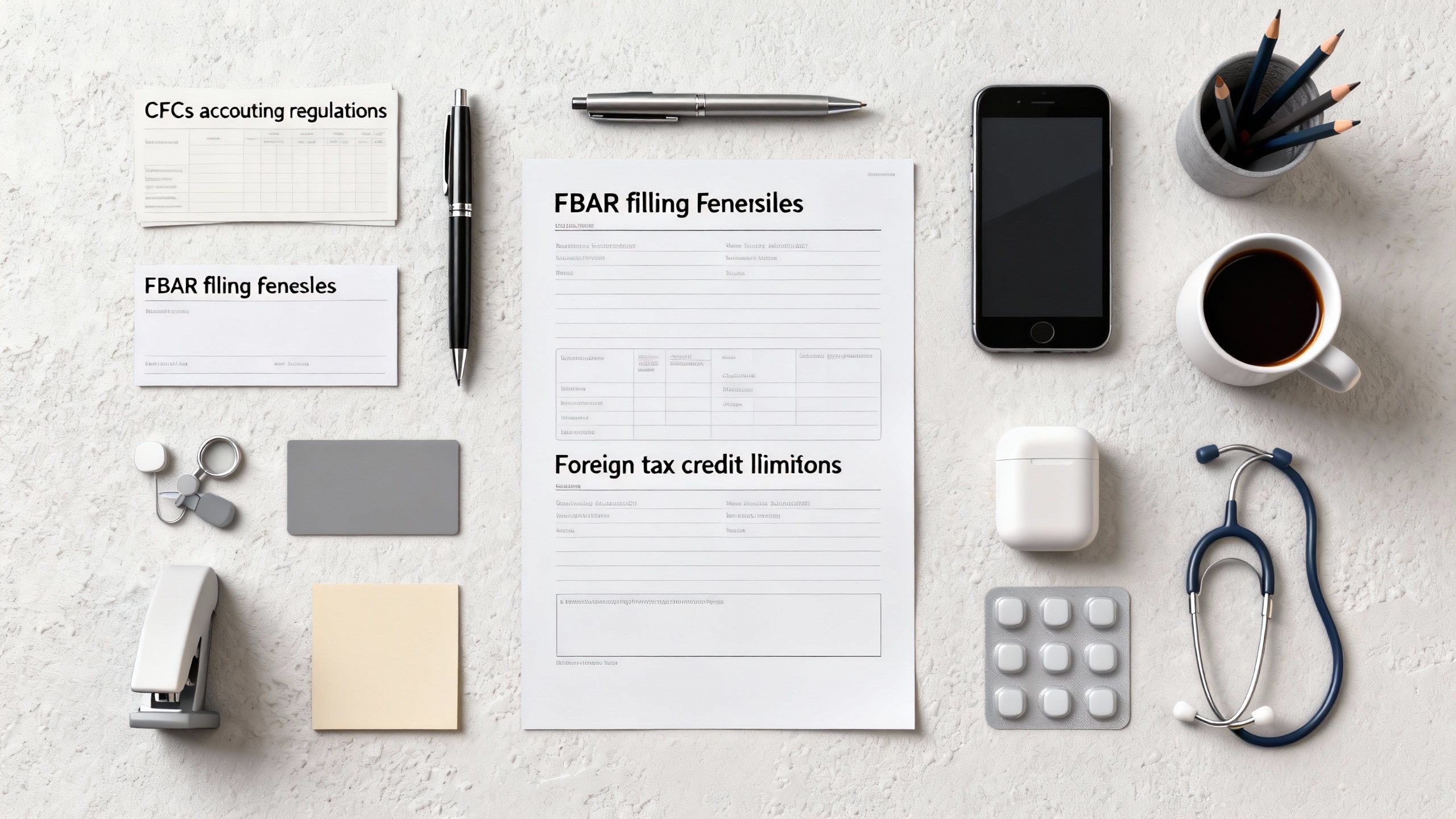 Comprehensive Guide to CFCs Accounting Regulations, FBAR Penalties, FinCEN Ownership, Foreign Tax Credit Limits & Transfer Pricing Docs