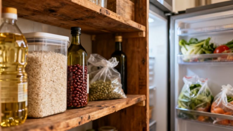 Meal Prep Tips to Reduce Food Waste — weeknight kitchen scene